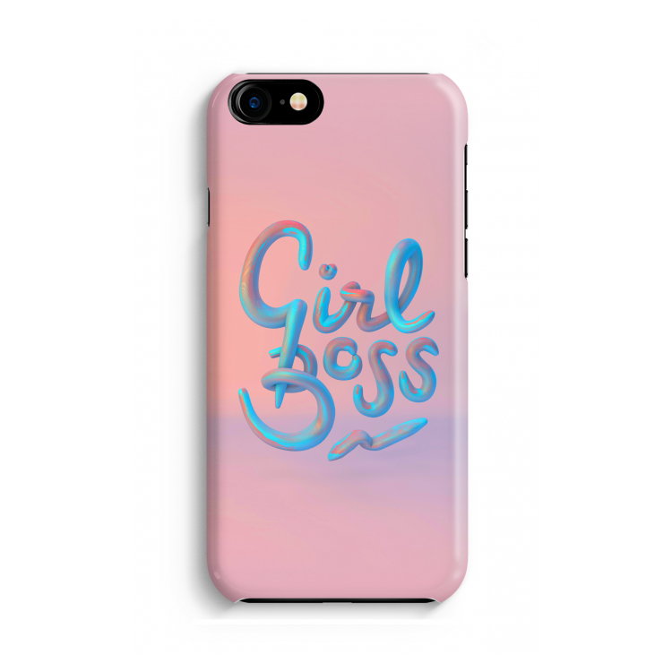 Girl boss: Volledig geprint iPhone SE 2020 Hoesje