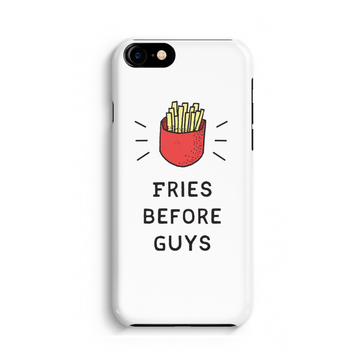 Fries before guys: Volledig geprint iPhone SE 2020 Hoesje