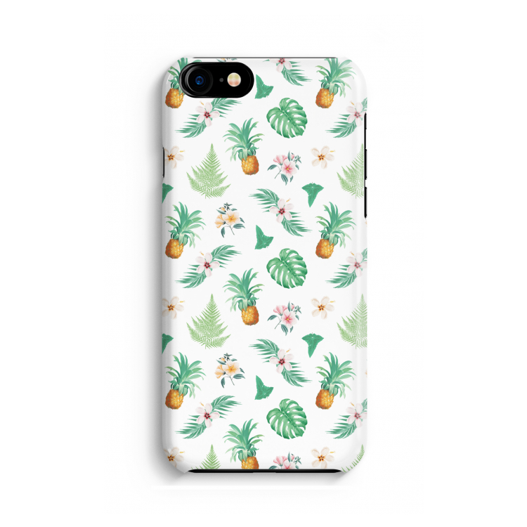 Ananas bladeren: Volledig geprint iPhone SE 2020 Hoesje