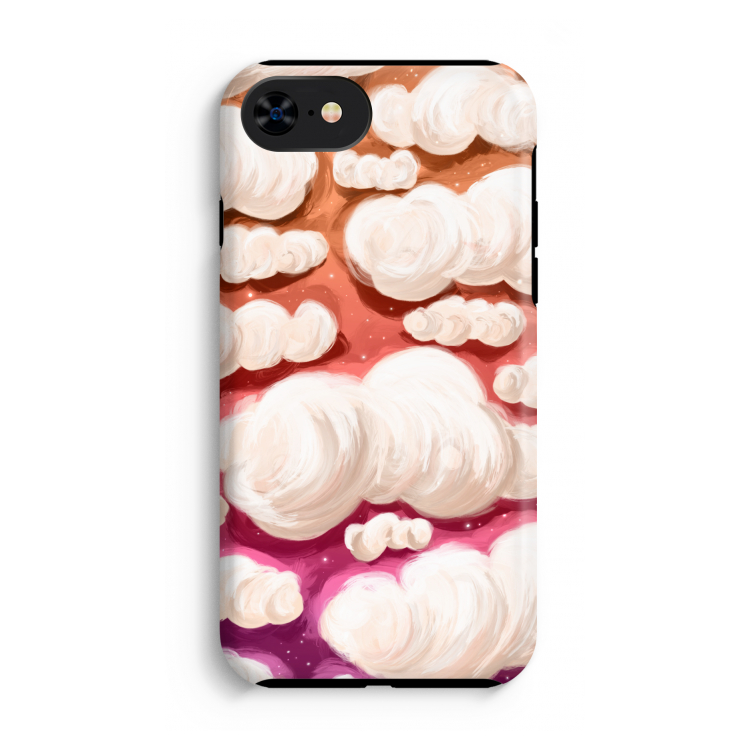 Katoen Wolken: iPhone SE 2020 Tough Case