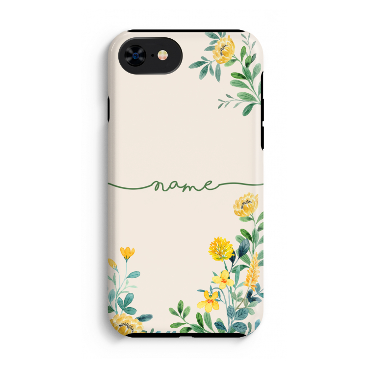 Gele bloemen: iPhone SE 2020 Tough Case
