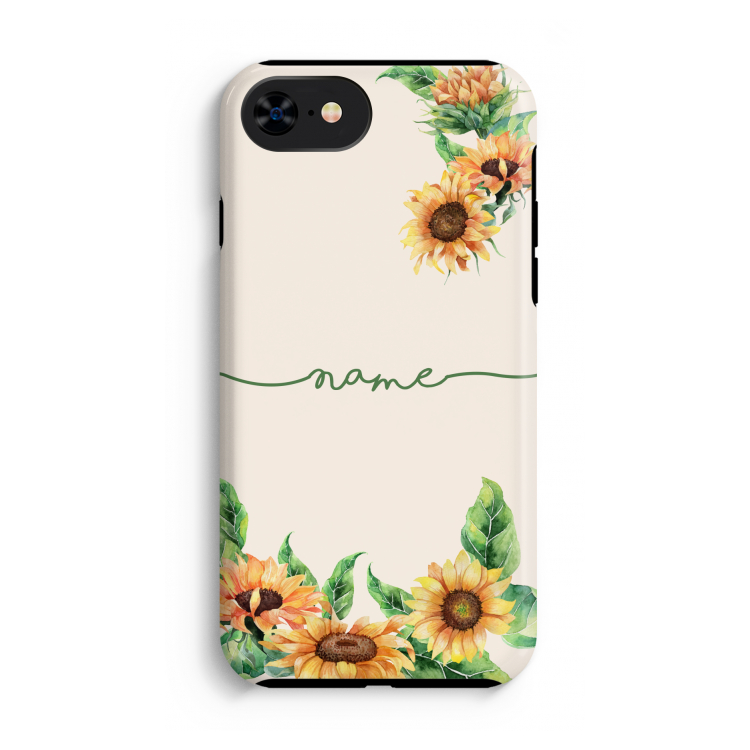 Zonnebloemen: iPhone SE 2020 Tough Case