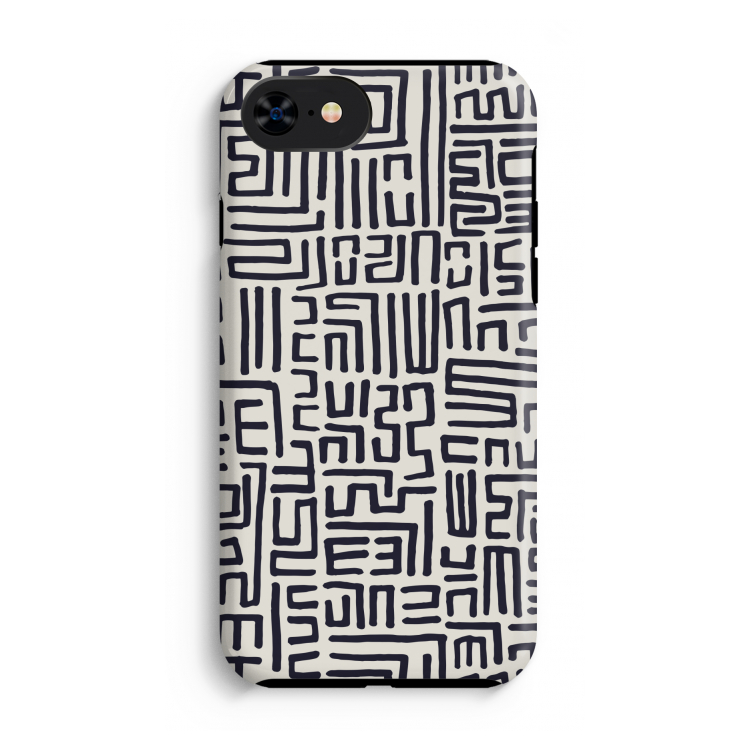 Moroccan Print: iPhone SE 2020 Tough Case