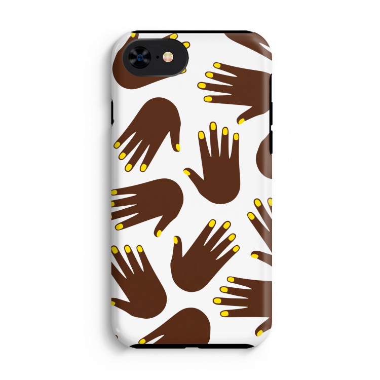 Hands dark: iPhone SE 2020 Tough Case