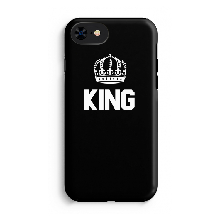 King zwart: iPhone SE 2020 Tough Case
