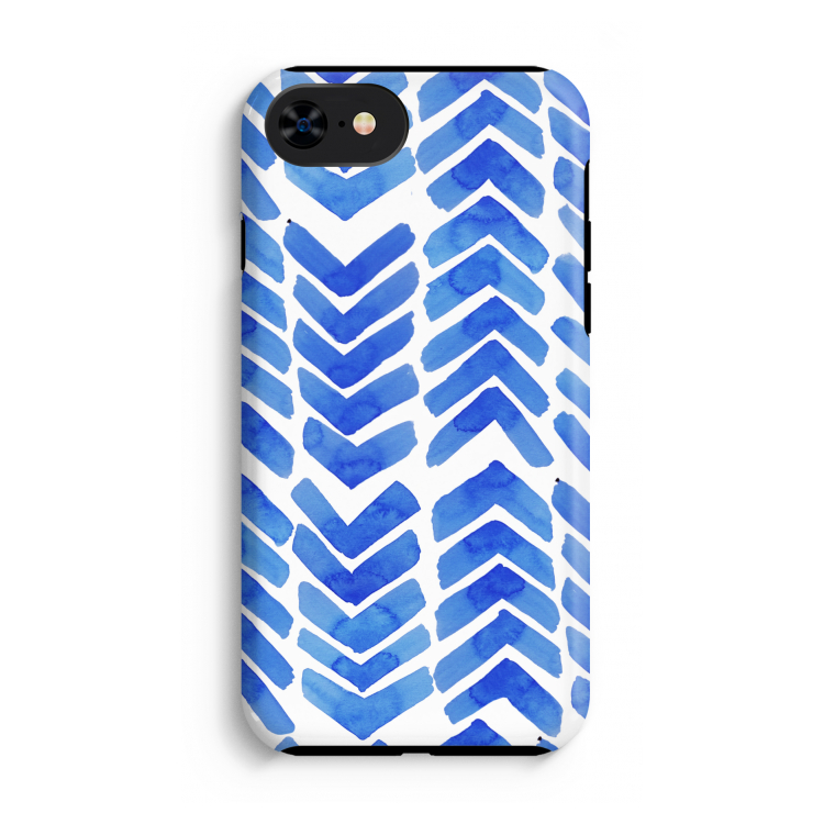 Blauwe pijlen: iPhone SE 2020 Tough Case