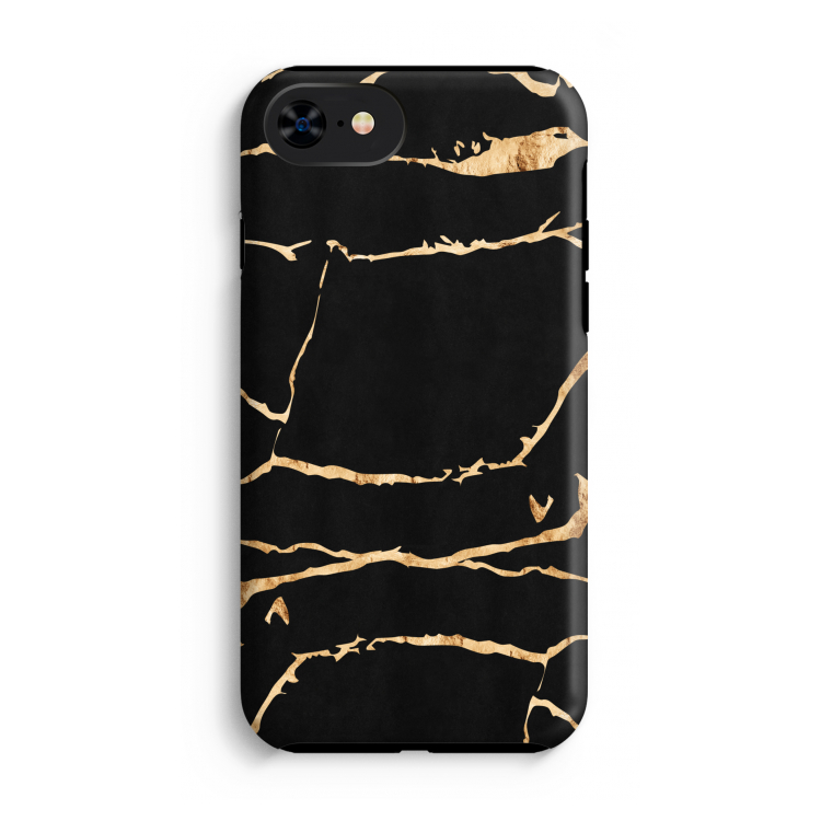 Gouden marmer: iPhone SE 2020 Tough Case