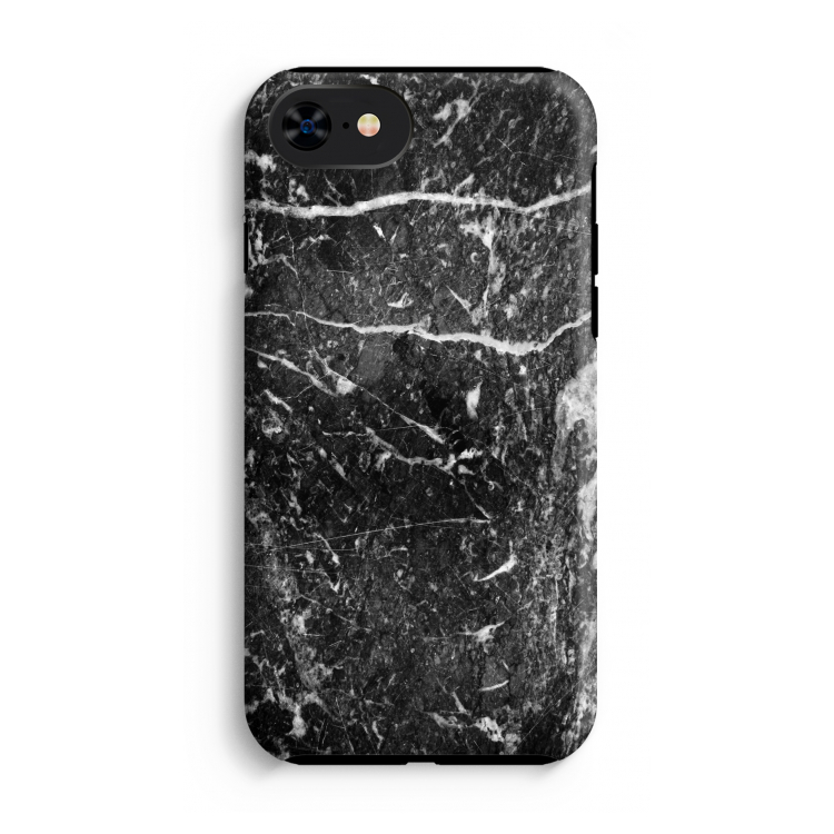 Zwart marmer: iPhone SE 2020 Tough Case