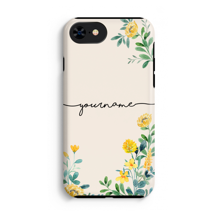 Gele bloemen: iPhone SE 2020 Tough Case