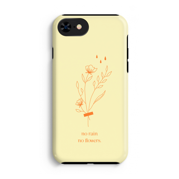 No rain no flowers: iPhone SE 2020 Tough Case