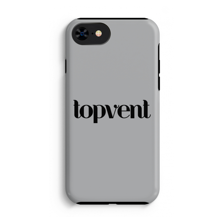 Topvent Grijs Zwart: iPhone SE 2020 Tough Case