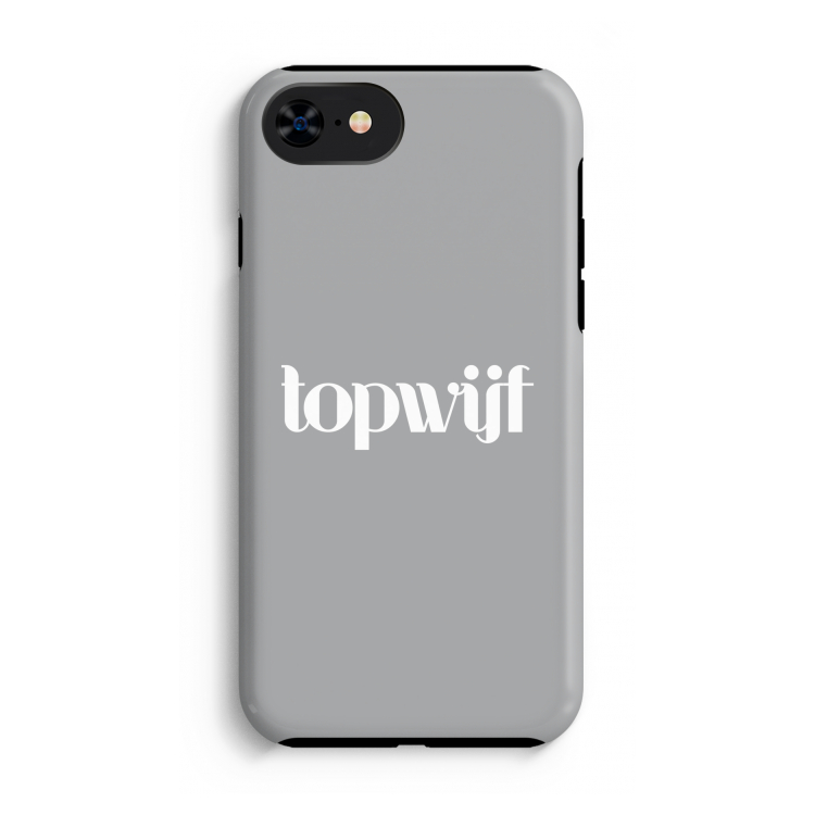 Topwijf Grijs Wit: iPhone SE 2020 Tough Case