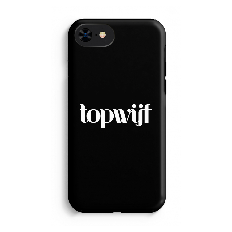 Topwijf Zwart: iPhone SE 2020 Tough Case