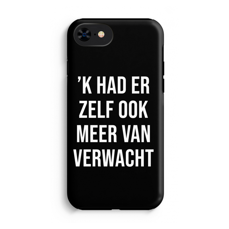 Meer verwacht - Zwart: iPhone SE 2020 Tough Case
