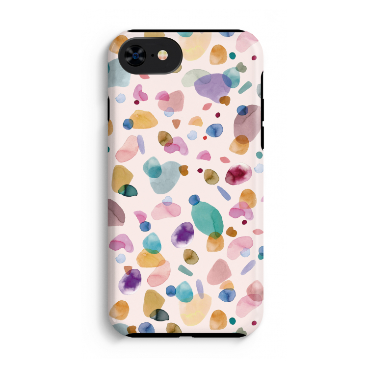 Terrazzo Memphis Pink: iPhone SE 2020 Tough Case
