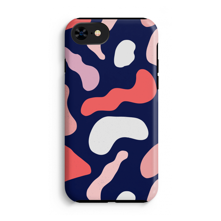Memphis Shapes Pink: iPhone SE 2020 Tough Case