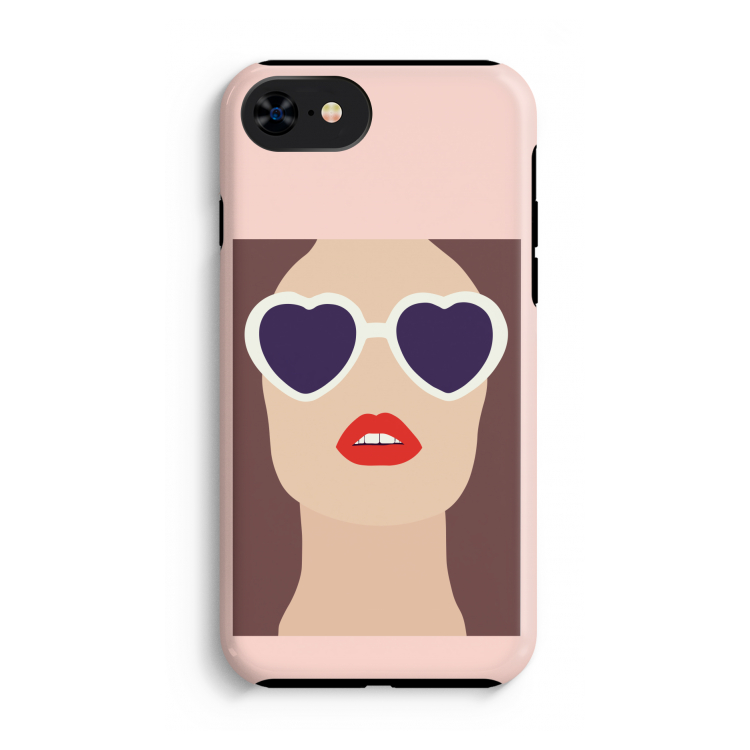 Red lips: iPhone SE 2020 Tough Case