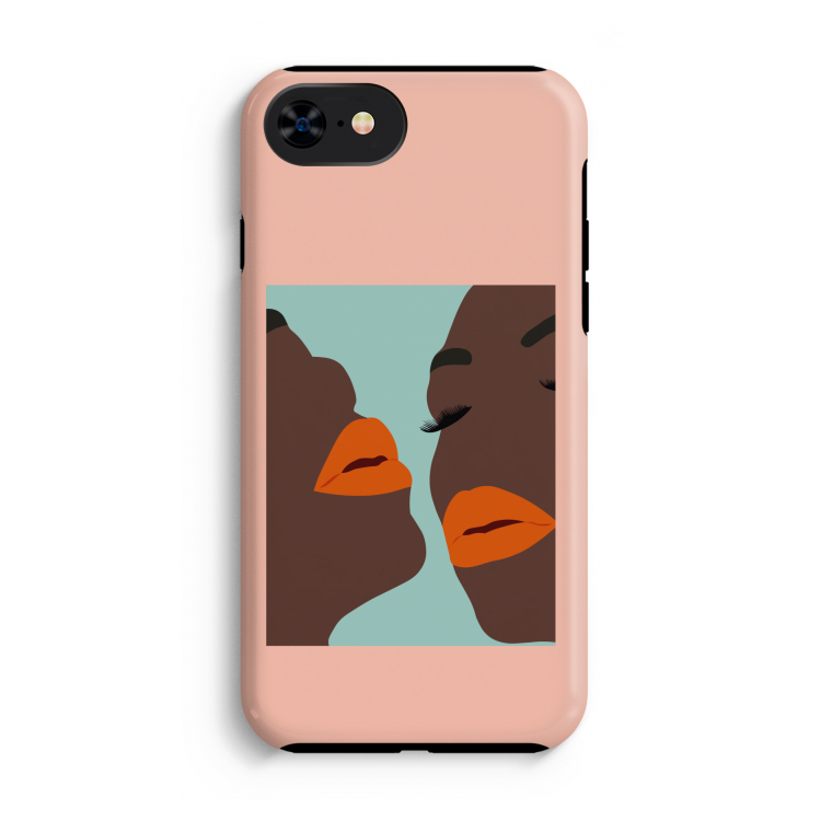 Orange lips: iPhone SE 2020 Tough Case