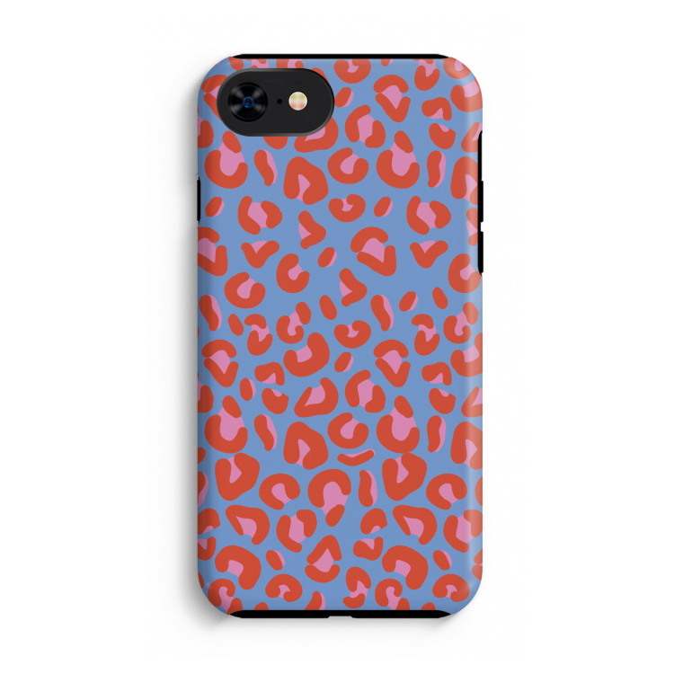 Leopard blue: iPhone SE 2020 Tough Case