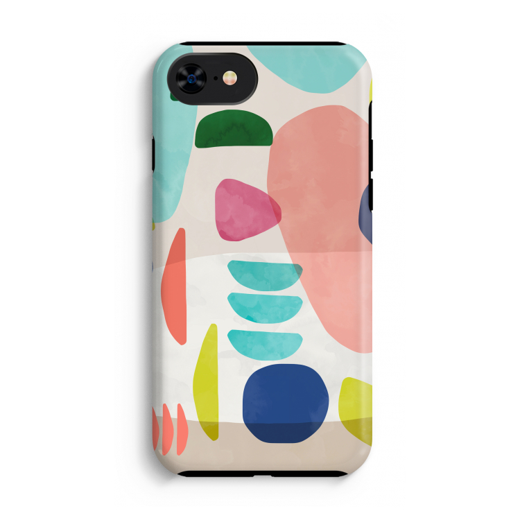 Bold Rounded Shapes: iPhone SE 2020 Tough Case