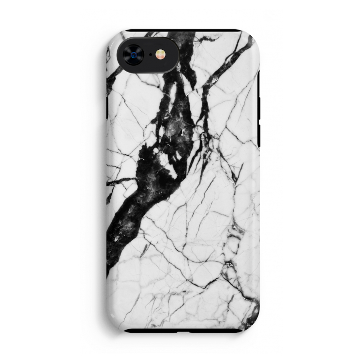 Witte marmer 2: iPhone SE 2020 Tough Case