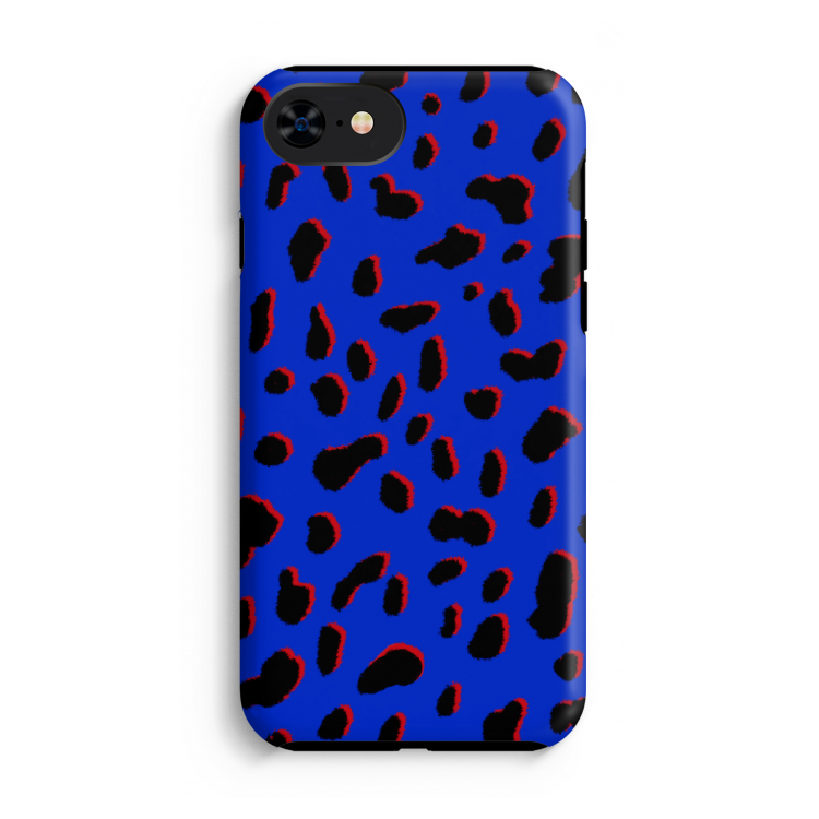 Blue Leopard: iPhone SE 2020 Tough Case