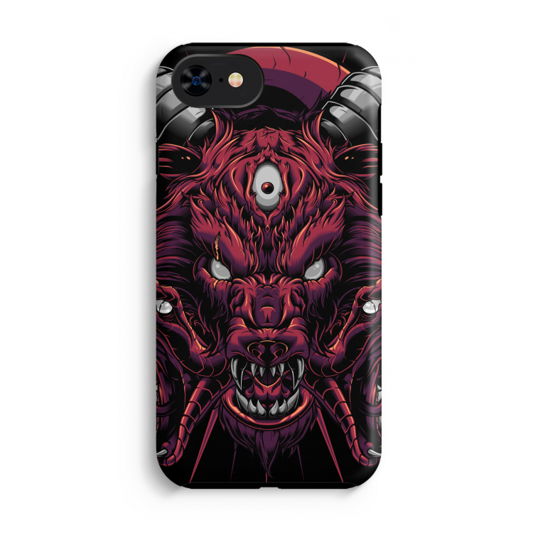 Hell Hound and Serpents: iPhone SE 2020 Tough Case