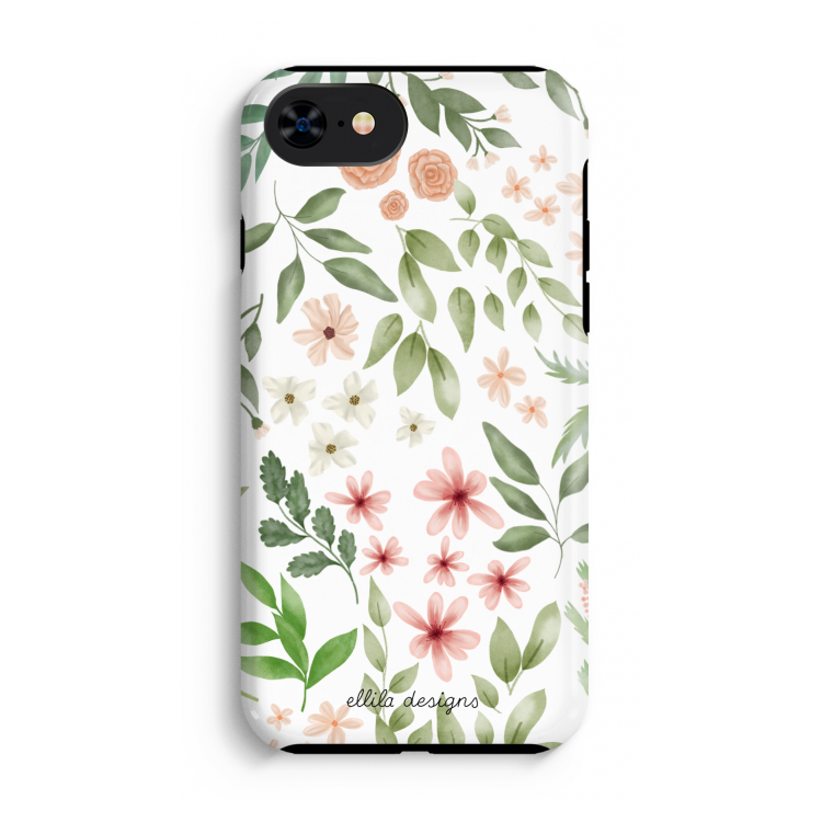 Botanical sweet flower heaven: iPhone SE 2020 Tough Case