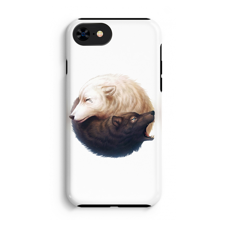 Yin Yang Wolves: iPhone SE 2020 Tough Case