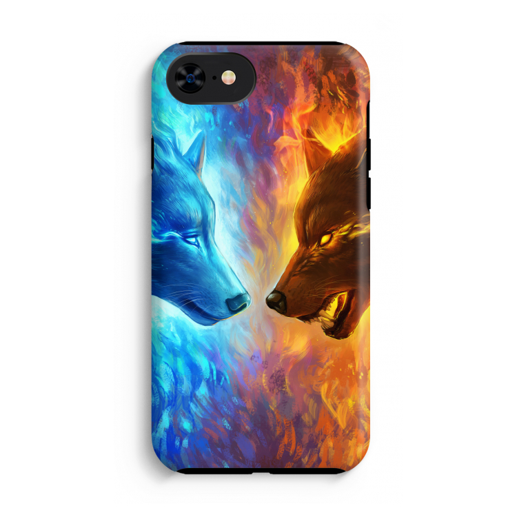 Fire & Ice: iPhone SE 2020 Tough Case