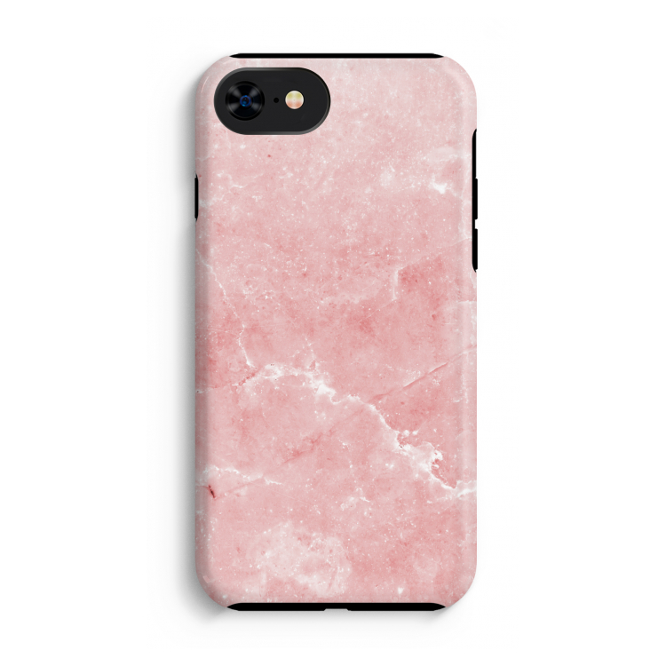 Roze marmer: iPhone SE 2020 Tough Case