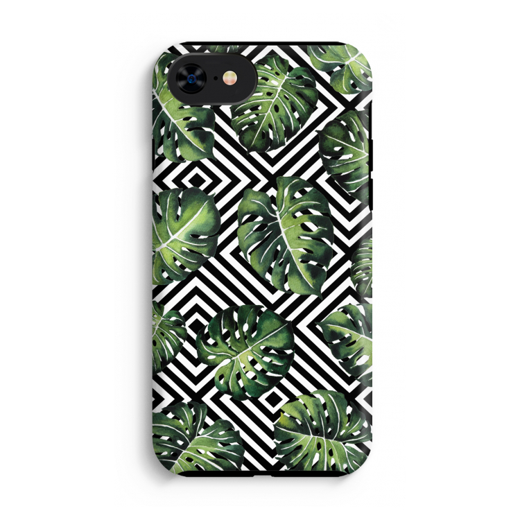 Geometrische jungle: iPhone SE 2020 Tough Case