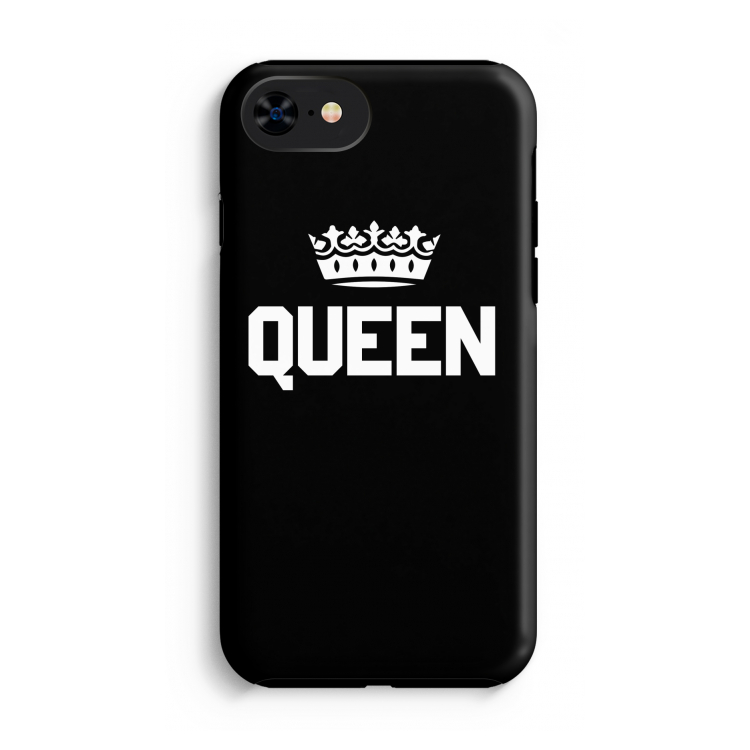 Queen zwart: iPhone SE 2020 Tough Case