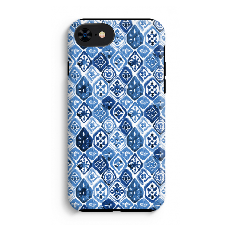 Blauw motief: iPhone SE 2020 Tough Case
