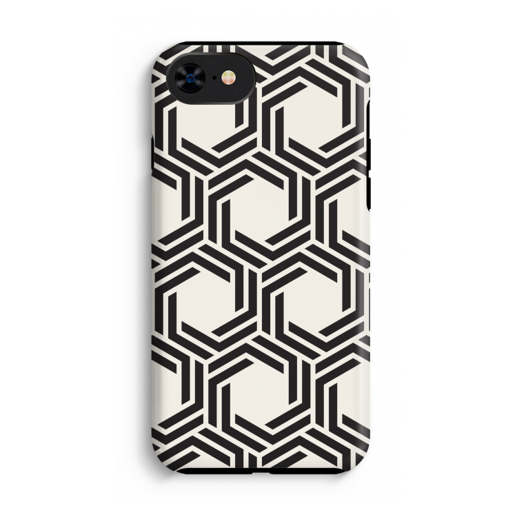 Geometrisch patroon: iPhone SE 2020 Tough Case