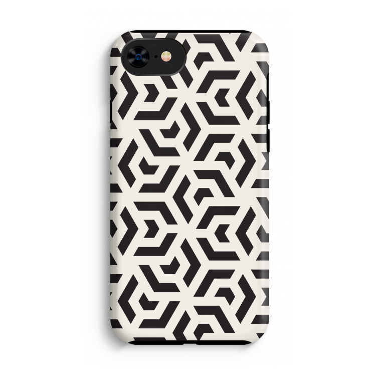 Crazy pattern: iPhone SE 2020 Tough Case