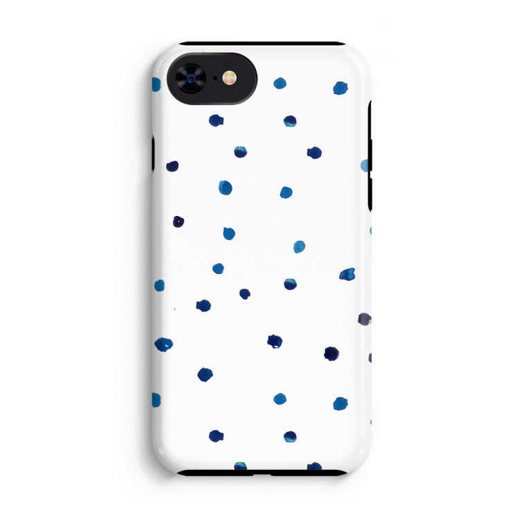 Blauwe stippen: iPhone SE 2020 Tough Case