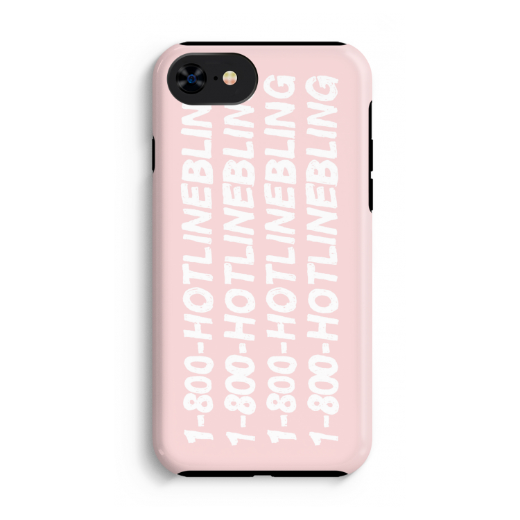 Hotline bling pink: iPhone SE 2020 Tough Case