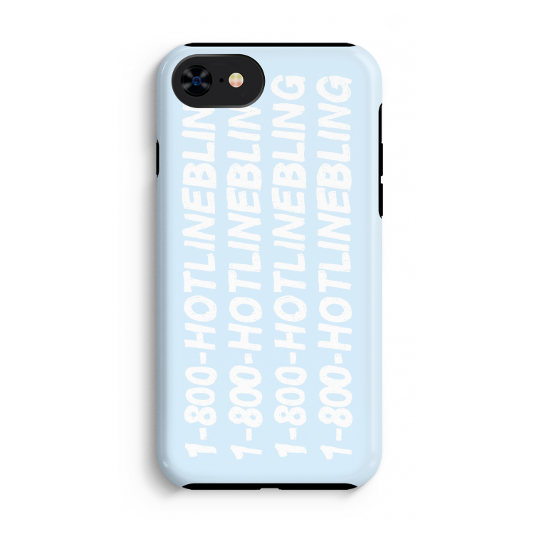 Hotline bling blue: iPhone SE 2020 Tough Case