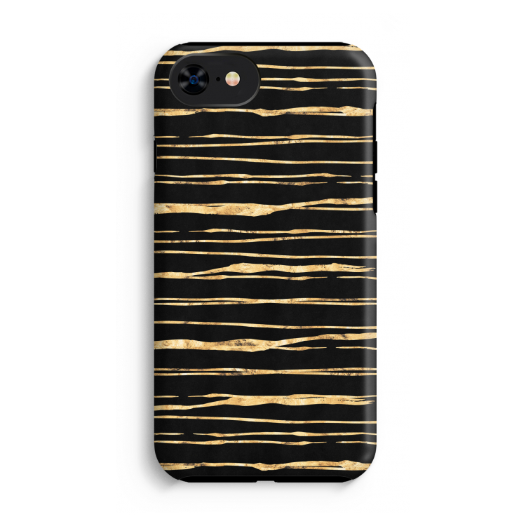 Gouden strepen: iPhone SE 2020 Tough Case