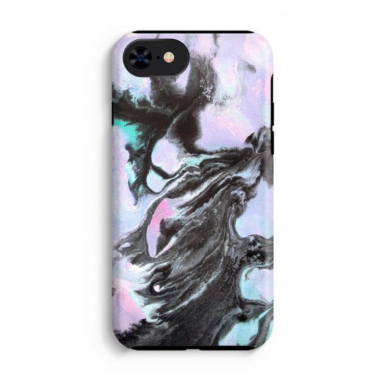 Pastel zwart: iPhone SE 2020 Tough Case