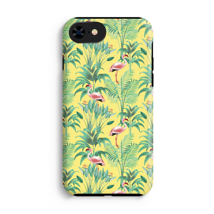 Flamingo party: iPhone SE 2020 Tough Case