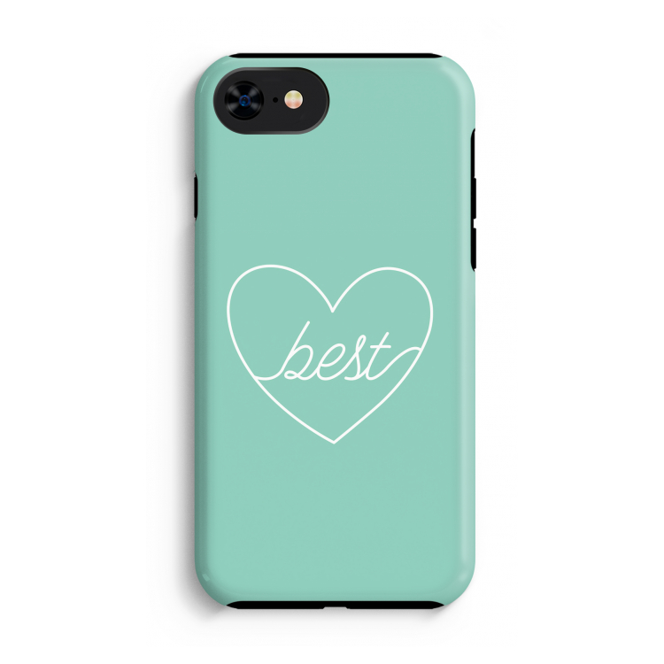 Best heart pastel: iPhone SE 2020 Tough Case