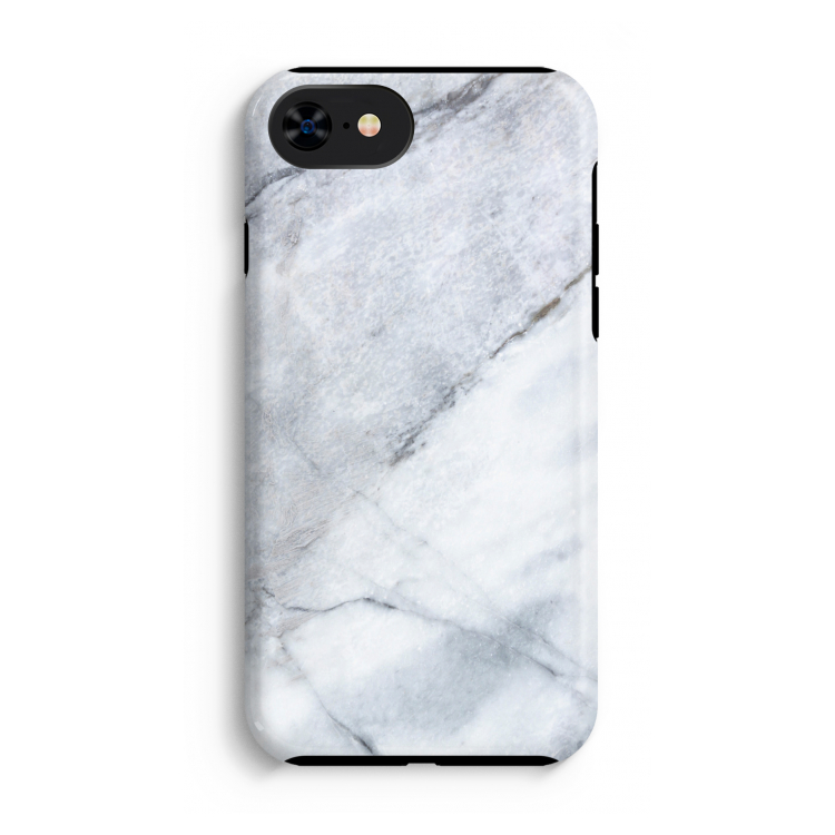 Witte marmer: iPhone SE 2020 Tough Case