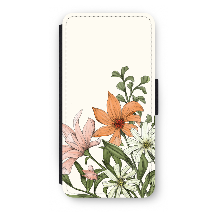 Floral bouquet: iPhone SE 2020 Flip Hoesje