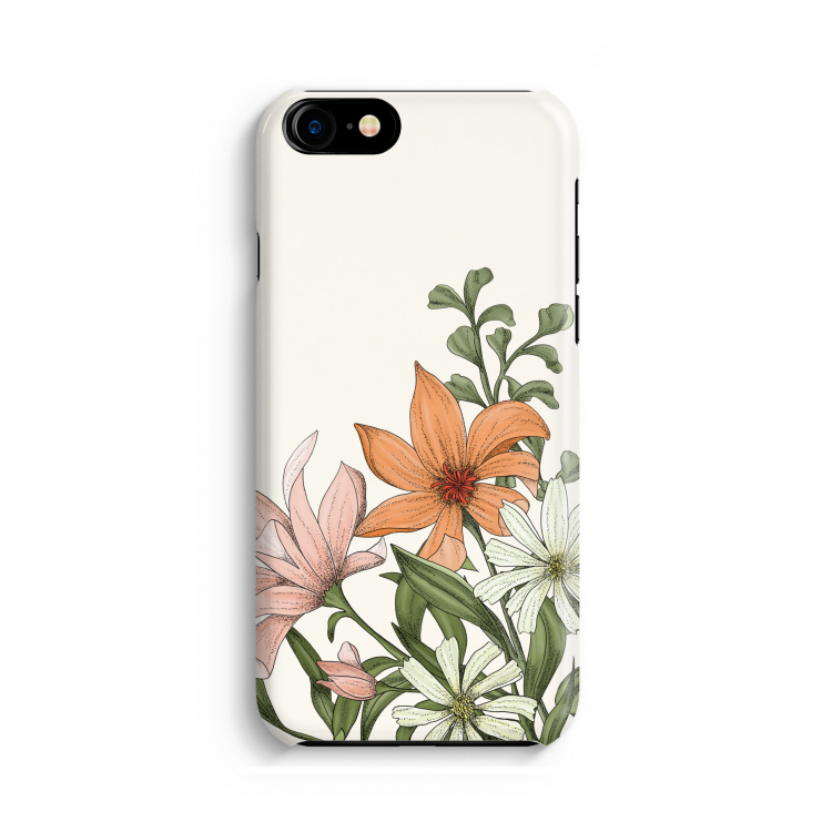 Floral bouquet: Volledig geprint iPhone SE 2020 Hoesje