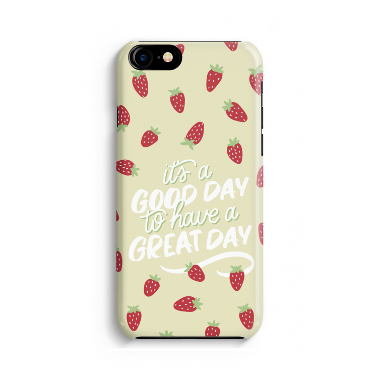 Don't forget to have a great day: Volledig geprint iPhone SE 2020 Hoesje