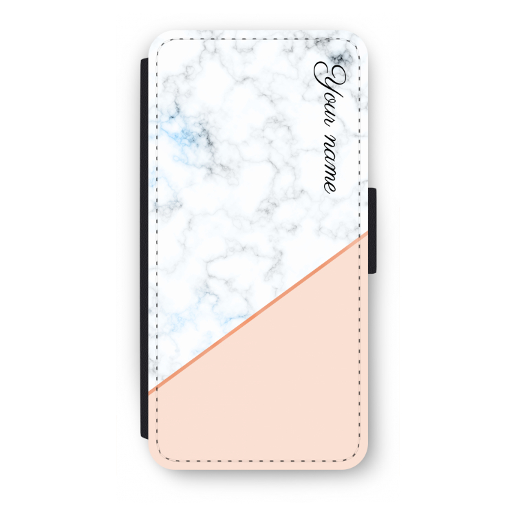 Marmer in stijl: iPhone SE 2020 Flip Hoesje