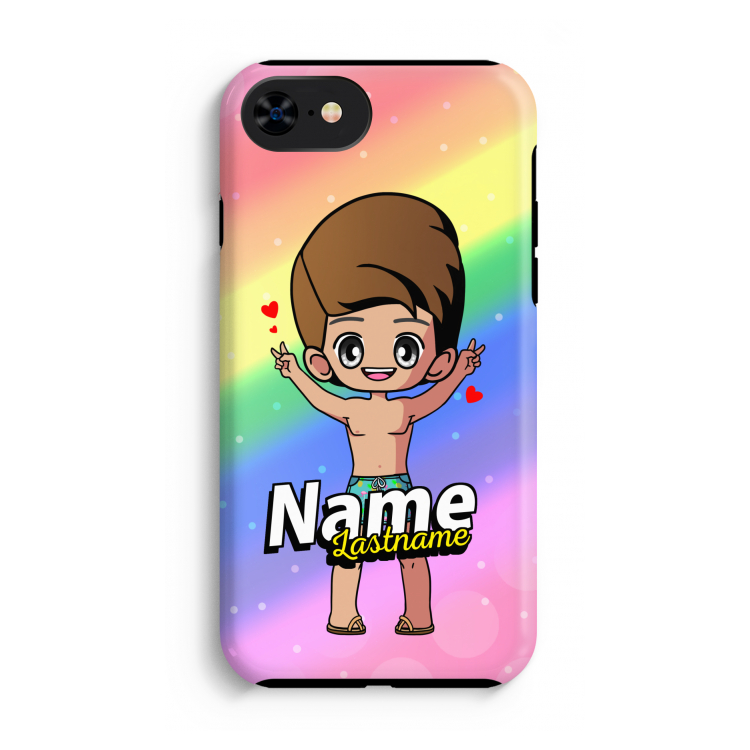 Chibi Maker man: iPhone SE 2020 Tough Case