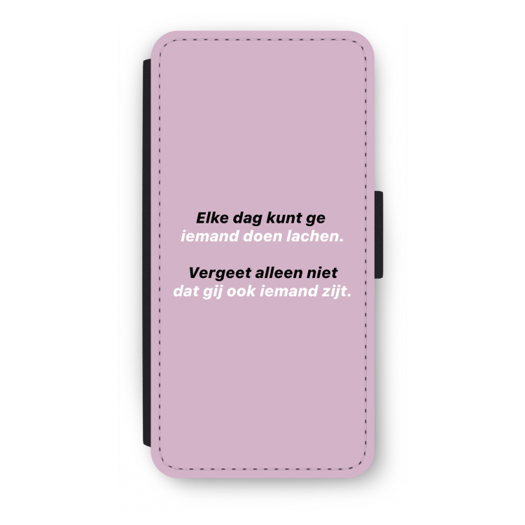 gij zijt ook iemand: iPhone SE 2020 Flip Hoesje